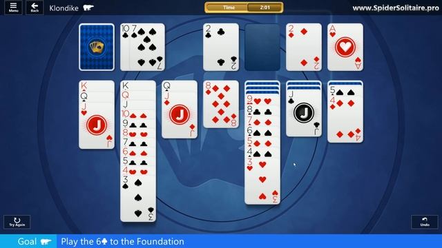ᐈ 8 February 2020 - KLONDIKE SOLITAIRE - Microsoft Solitaire Collection (6 clubs to the foundation) смотреть онлайн