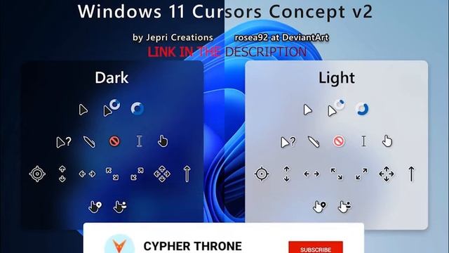 windows 11 cursors concept v2 by rosea92 (hope it worked with the new one) смотреть онлайн