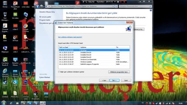 sistem geri yükleme (sesli anlatım) windows 7 смотреть онлайн