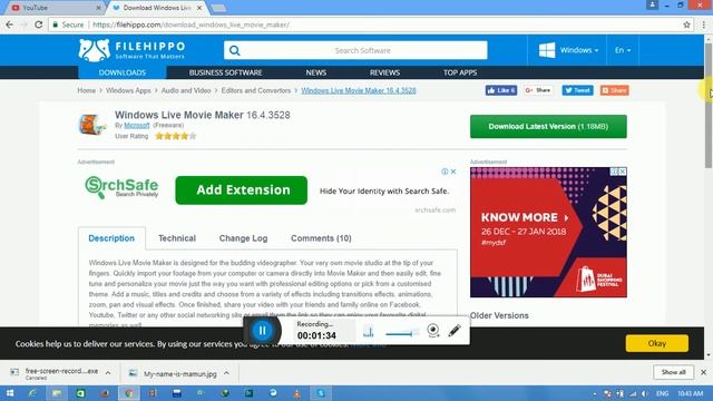 How to Edit videos on movie maker for laptop - Window urdu / Hindi смотреть онлайн