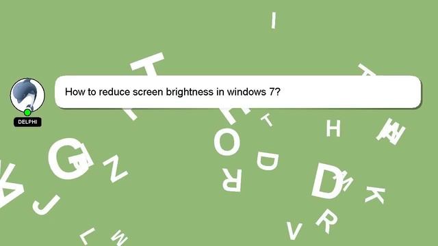 How to reduce screen brightness in windows 7? смотреть онлайн