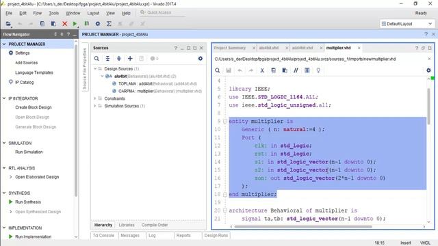 FPGA ve VHDL - 12 (Yapısal Tasarım Vivado Uygulaması - 2) смотреть онлайн