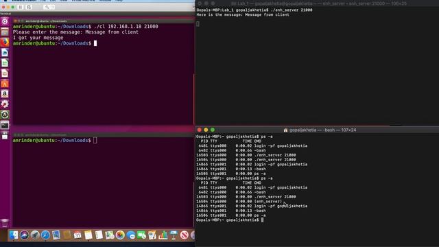 Server client communication using Socket Programming (TCP & UDP) смотреть онлайн