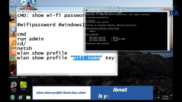 CMD: Show Wifi Password in Windows 10, 8, 7, XP, Vista | 2022 Tips смотреть онлайн
