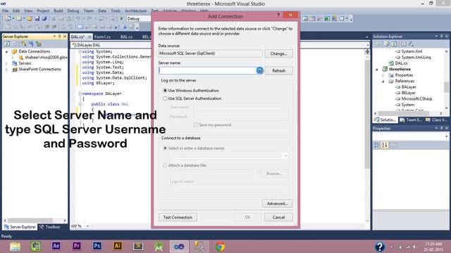 Create Three Tier Architecture Windows Application in C# .NET смотреть онлайн