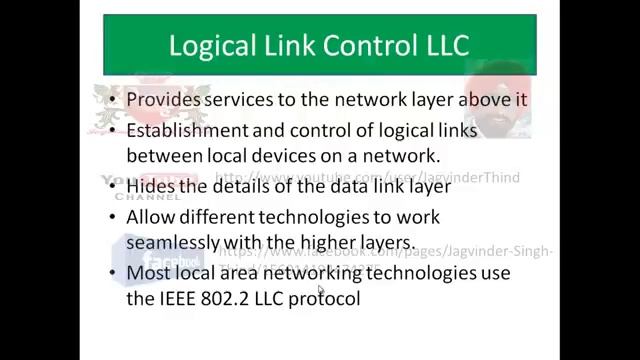 Data Link Layer LLC Vs MAC sublayer Networking part 16 смотреть онлайн