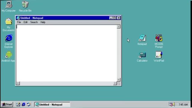 ИГРАЮ в симулятор WINDOWS 98 смотреть онлайн