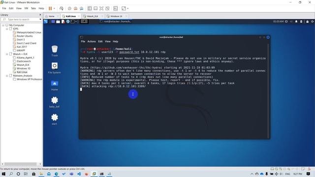 Wazuh - Detect RDP Brute Force смотреть онлайн
