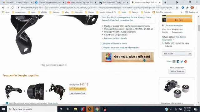 Dana's Garage 08 Jeep Compass Pt 9 Front subframe replacement Steering rack mount and wrong Eng M смотреть онлайн