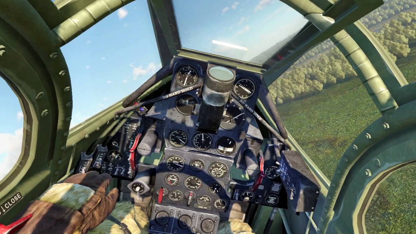 Играю на истребителе P-39K-1 Аэрокобра в VR шлеме в War Thunder. Симуляторный режим. смотреть онлайн