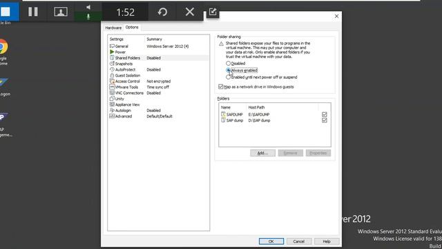 Share files from windows 10 to vmware windows server machine смотреть онлайн