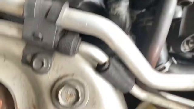 How To REPLACE Thermostat Housing Coolant Air Bleeder 2002 Chrysler Sebring Limited Convertible 2.7