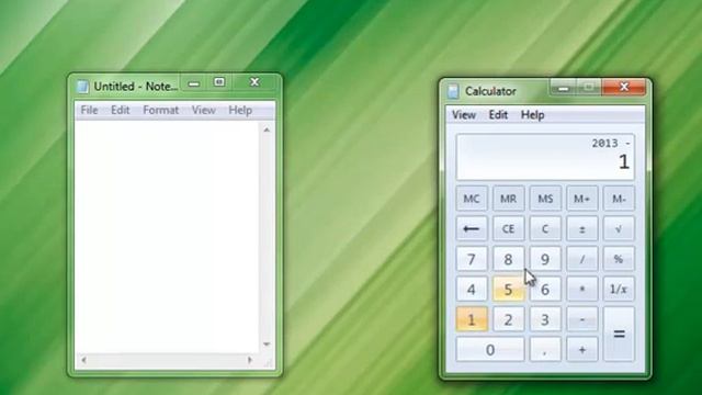 Video Totorial Microsoft Windows Calculator