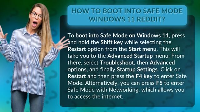 How to boot into Safe Mode Windows 11 reddit? смотреть онлайн