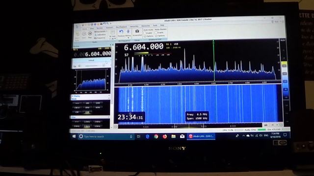 Trying Out SDR Console V3 With Afedri SDR On Windows 10 Computer