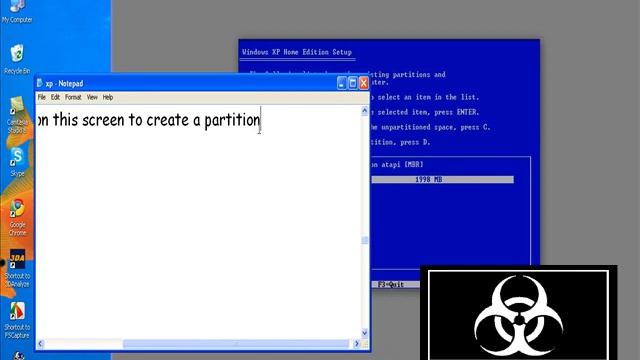 how to format c drive and install xp смотреть онлайн