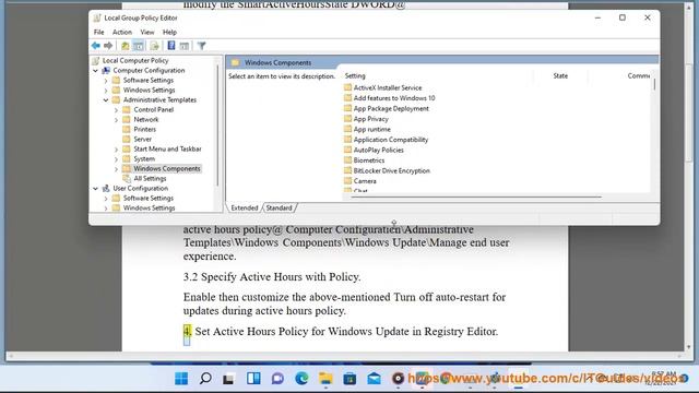 Set Active Hours for Windows Update in Windows 11 смотреть онлайн