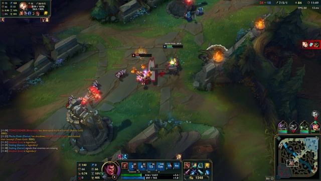 Dunkmaster Darius and Garen vs 5 other players League of Legends #10 смотреть онлайн