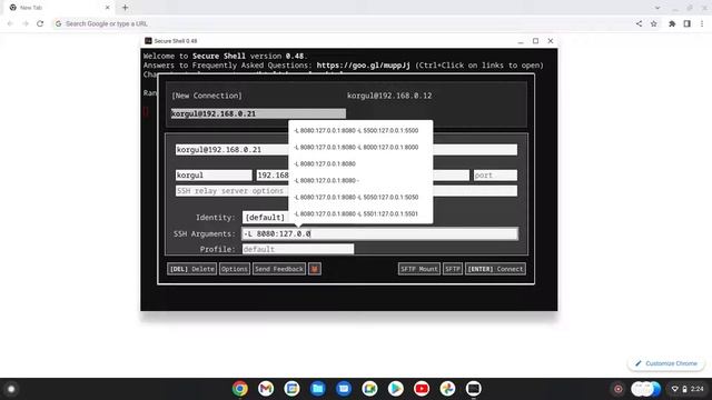 Setting Up Port Forwarding (SSH Tunneling) with the Raspberry Pi and Chromebook. смотреть онлайн