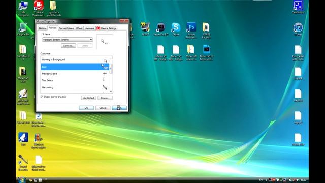 How to change the cursor on windows vista смотреть онлайн