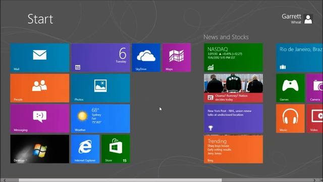 What's New in Windows 8 - Part 1 The Start Screen смотреть онлайн