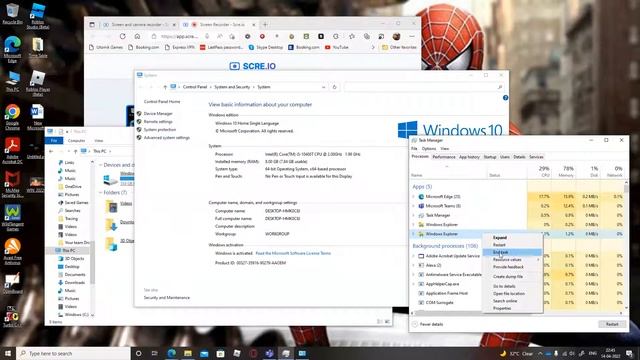 Windows Explorer Ending Its Task (getting the explorer back too) смотреть онлайн