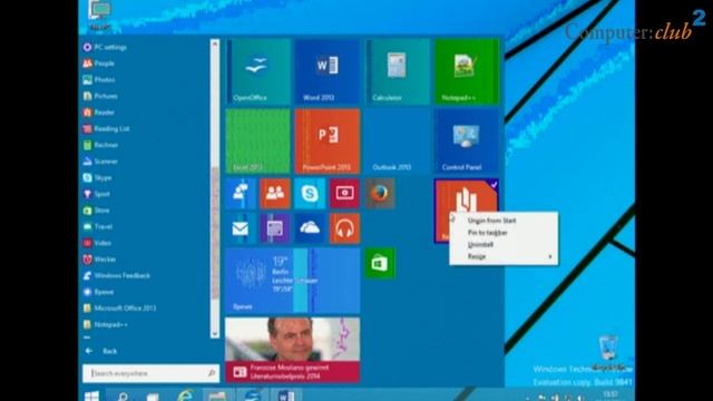 Microsoft Windows 10 Technical Preview смотреть онлайн