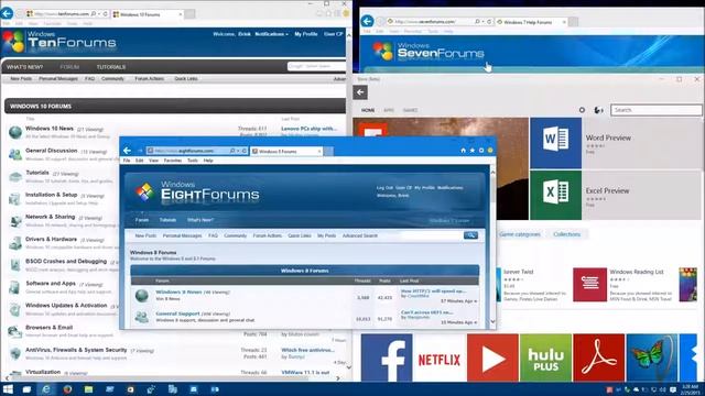 Aero Snap in Windows 10 смотреть онлайн