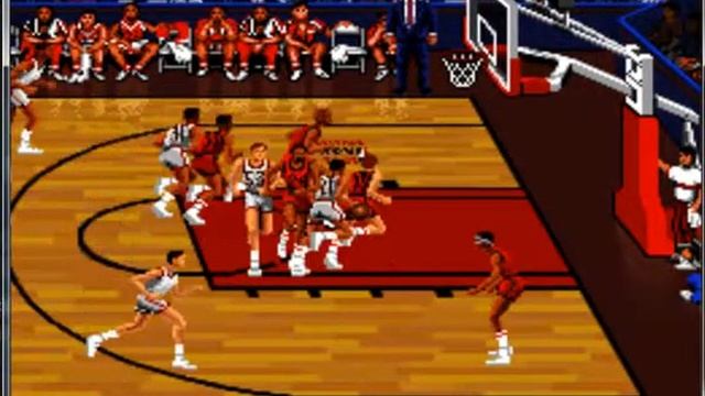 Bulls Vs Blazers And The NBA Playoffs - Super Nintendo - emulador bsnes plus 0.73+1 - Windows 7 x64 смотреть онлайн