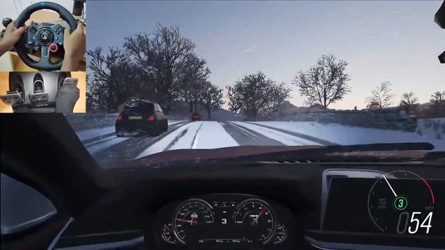 BMW M5 Forza Horizon 4 Logitech G29 gameplay смотреть онлайн