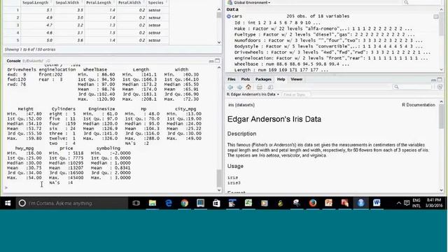 DATA 610 Overview of R language Spring 2016, March 30 смотреть онлайн