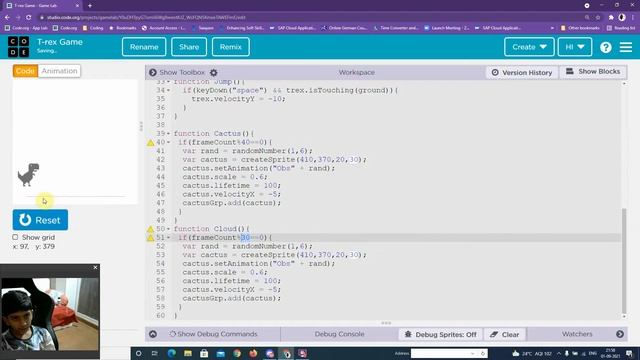 T-REX GAME(Game Lab) смотреть онлайн