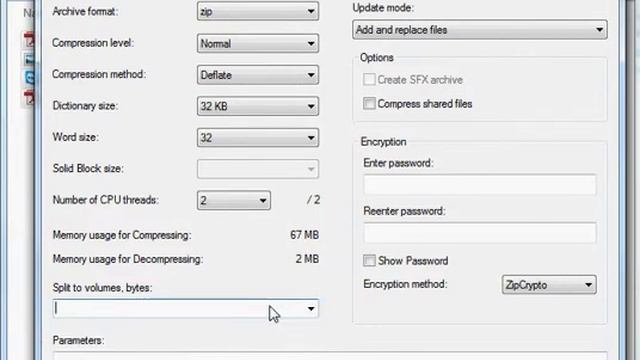 Splitting Files into 9MB segments using 7-Zip смотреть онлайн