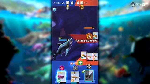 Hungry Shark Heroes Gameplay HD (Android) Tier 12 Fighting and First 4stars Shark смотреть онлайн