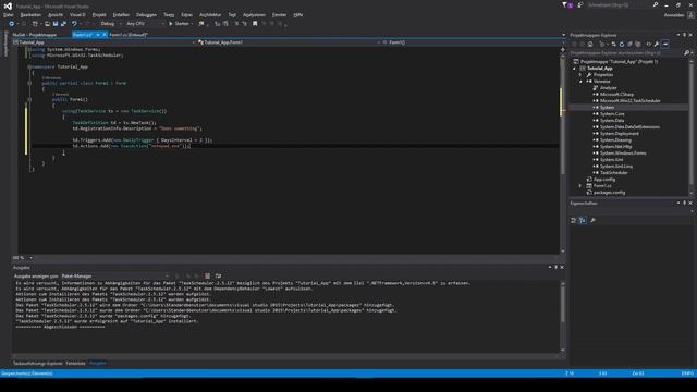 QuickTip #312 - C# Visual Studio .NET Tutorial - Create Windows Task TaskSchedule смотреть онлайн