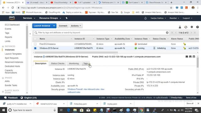 WhatsAPP No- 8817442344 Launch First EC2 Instance With Windows In AWS In HINDI смотреть онлайн