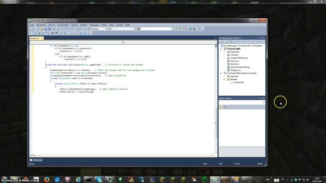 Let's Code C# #1 - Display a model in XNA смотреть онлайн