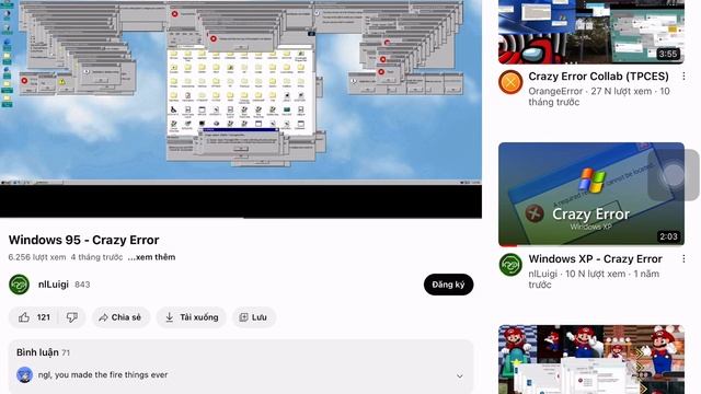 Windows 95 crazy error (New) смотреть онлайн