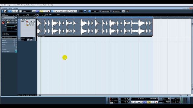 Quantize audio tracks in Steinberg Cubase 5 and creating quantize templates смотреть онлайн