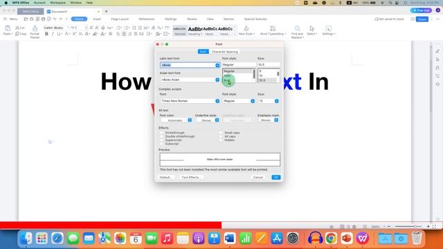 How To Bold Text In WPS Office смотреть онлайн
