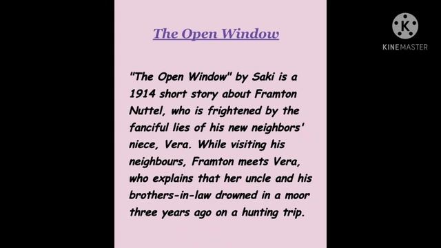 The Open Window ( In Brief) смотреть онлайн