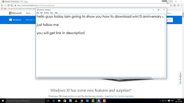 How To Download Window 10 anniversary update смотреть онлайн