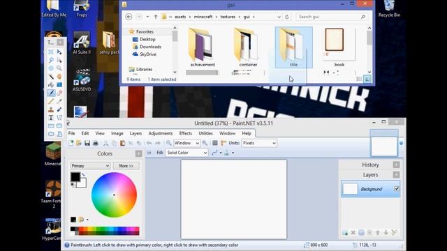 How to Edit A Texture Pack Using Paint.NET! смотреть онлайн