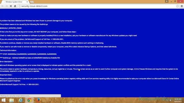 Remove security-issue-detect.com Pop-up Ads (Removal Guide) смотреть онлайн