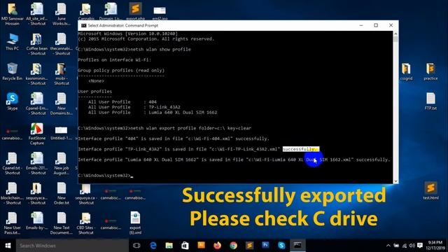 Find all Saved Wi Fi passwords with only 1 command | Windows 10/8.1/8/7 смотреть онлайн