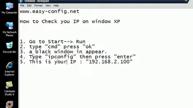 How to check you IP on windows XP смотреть онлайн