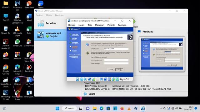 Tutorial Instalasi Windows Xp Sp1 Menggunakan Aplikasi Virtual Box