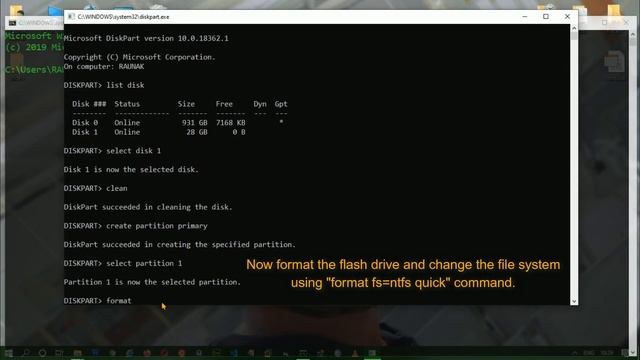 How to make bootable pen drive in window with command prompt смотреть онлайн