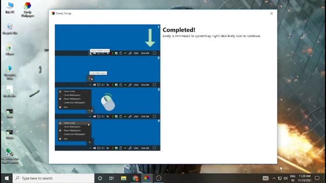 How to set live wallpaper in Desktop l Windows 10 l 2021 смотреть онлайн