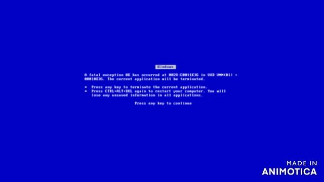 windows 2000 blue screen of death смотреть онлайн